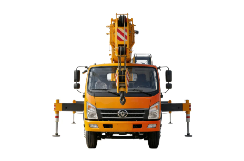 Application scenario for EPYY11112026 rear rack opening support cylinder demonstrating horizontal extension for outrigger stability
